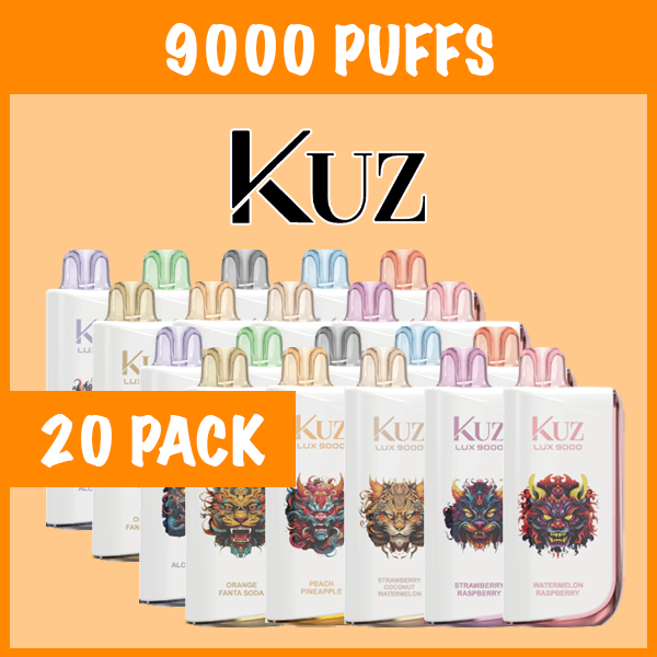 20 PACK - KUZ ULTRA 9000 PUFFS