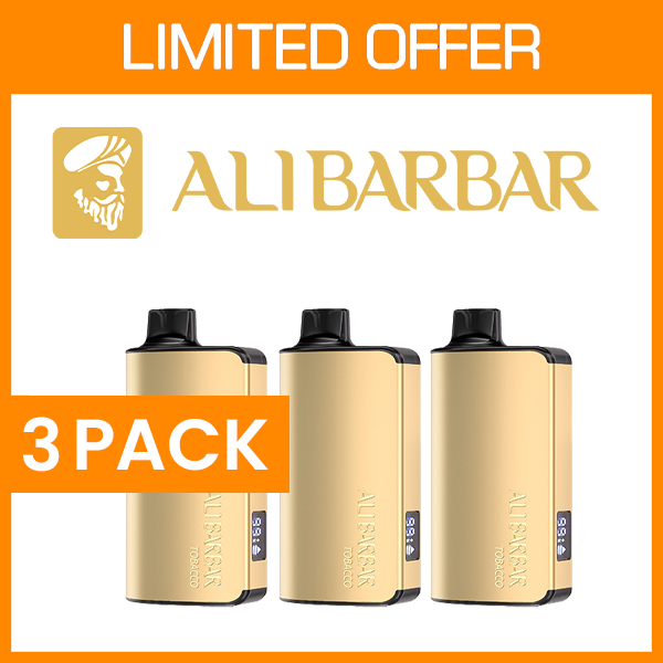 3 PACK - ALIBARBAR INGOT - 9000 PUFFS