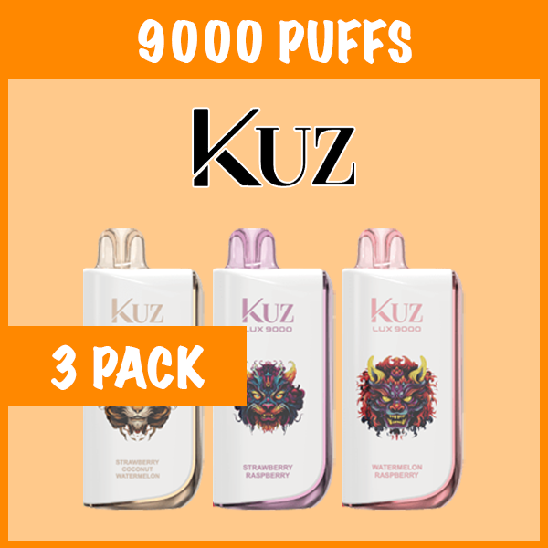 3 PACK - KUZ ULTRA 9000 PUFFS