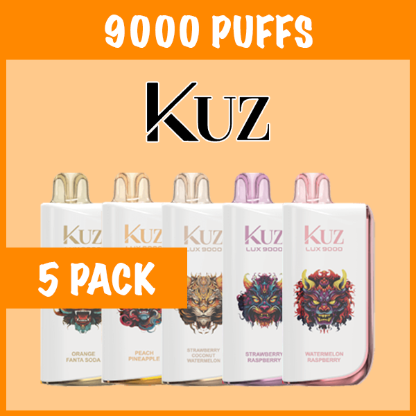 5 PACK - KUZ ULTRA 9000 PUFFS