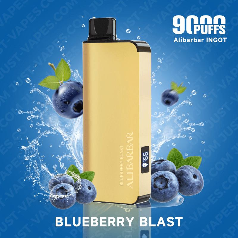 BLUEBERRY BLAST - ALIBARBAR INGOT - 9000 PUFFS