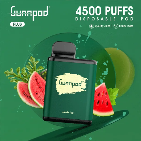 GUNNPOD PLUS LUSH ICE - 4500 PUFFS