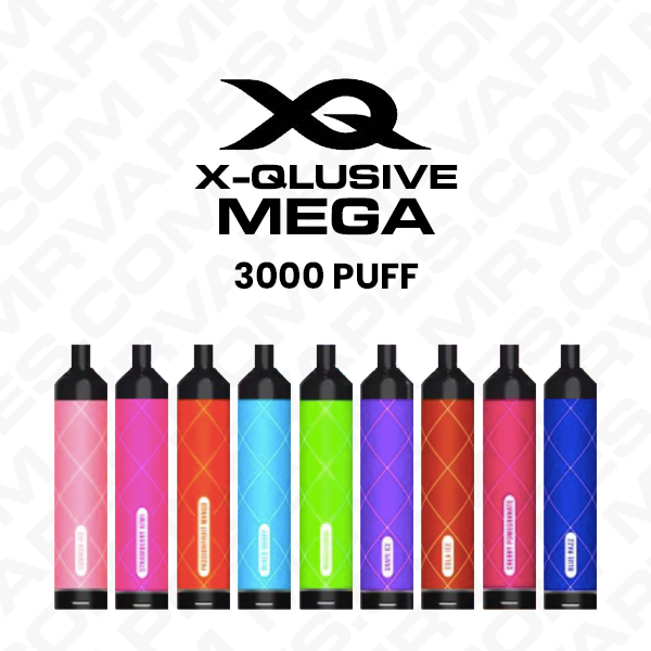 X-QLUSIVE MEGA - 3600 PUFFS - 100 PACK